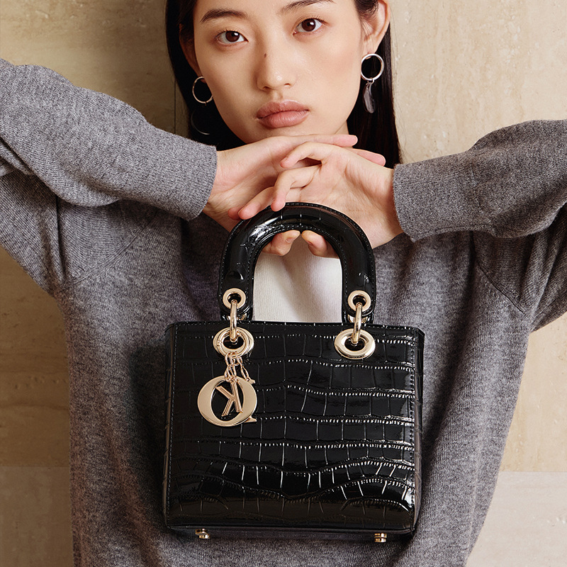 Bucket Bag Suede - Tas Selempang Wanita Mini Mewah Kulit