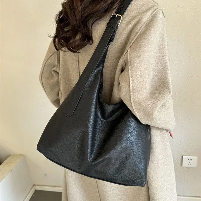 Bucket Bag Suede - Tas Tote Kulit Fashion untuk Wanita