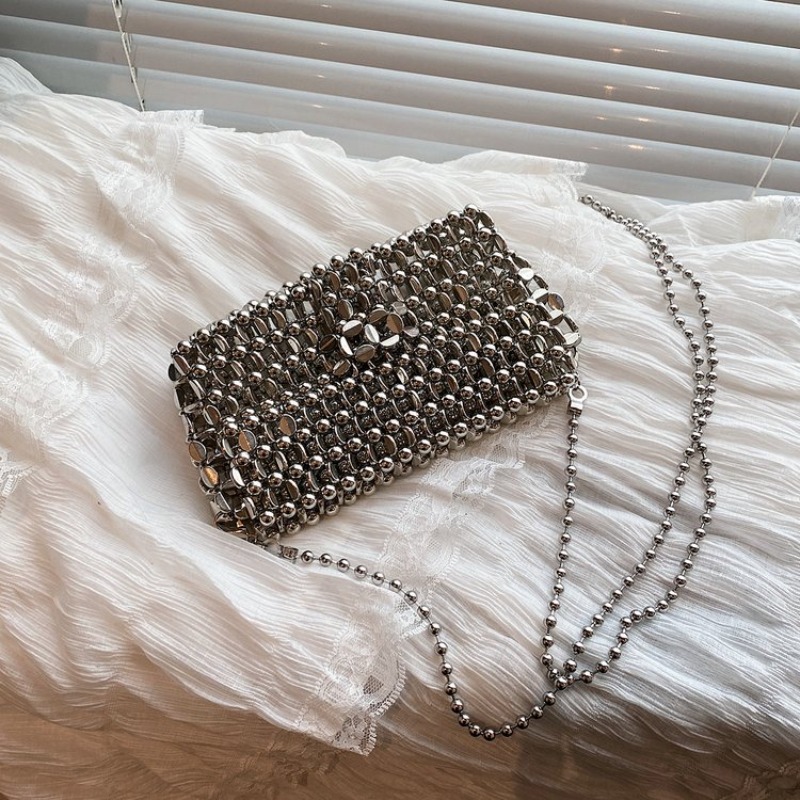 Luxury Bags On Sale - Tas Malam Warna Solid PU Sense
