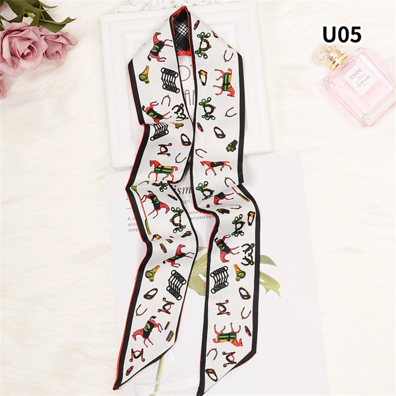 Syal Skinny Kotak-kotak Kuda T - Luxury Bags Brands For Women ulasan dan harga