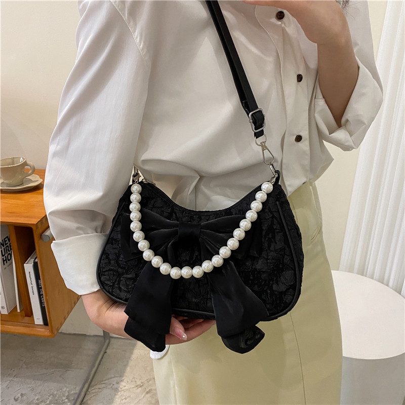 Tas Wanita Mutiara Lipat Putih - Luxury Y2K Bags ulasan dan harga
