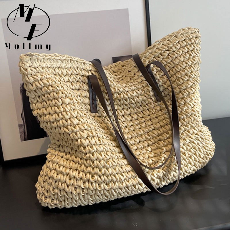 Tas Tote Tenun Jerami Tas Tang - Luxury Bags Store ulasan dan harga