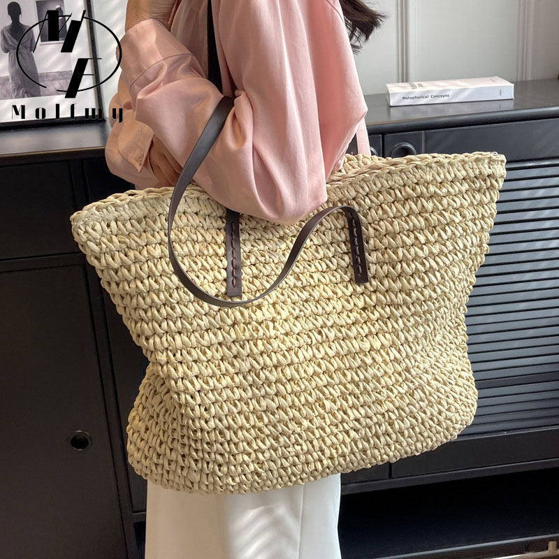Tas Tote Tenun Jerami Tas Tang - Luxury Bags Store ulasan dan harga