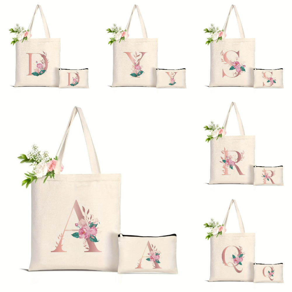 1 Buah Tas Tote Gambar Cetak S - Canvas Tote Designer ulasan dan harga