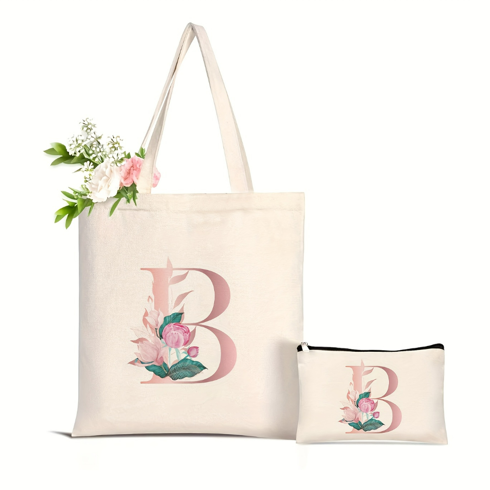 1 Buah Tas Tote Gambar Cetak S - Canvas Tote Designer ulasan dan harga