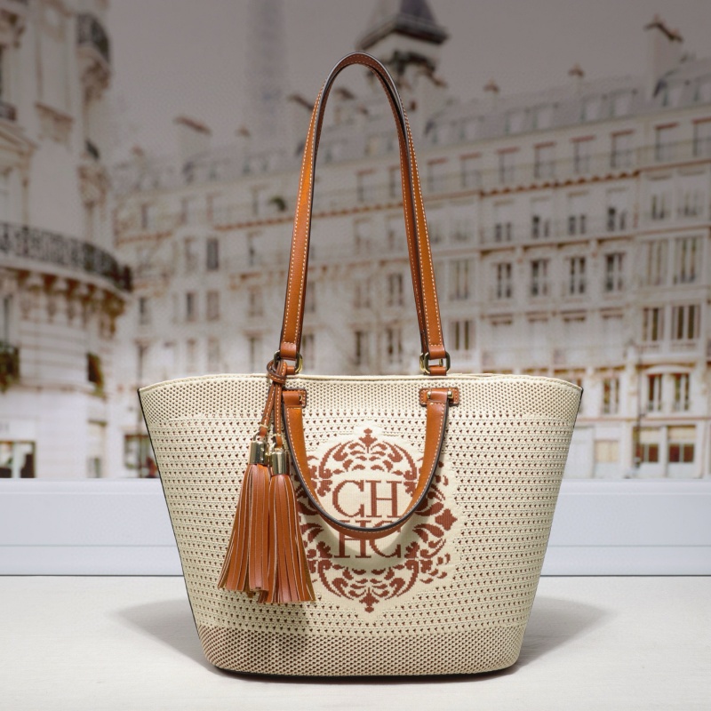 CHCH Tas Tote Rajut Wanita Bar - Canvas Tote Designer ulasan dan harga