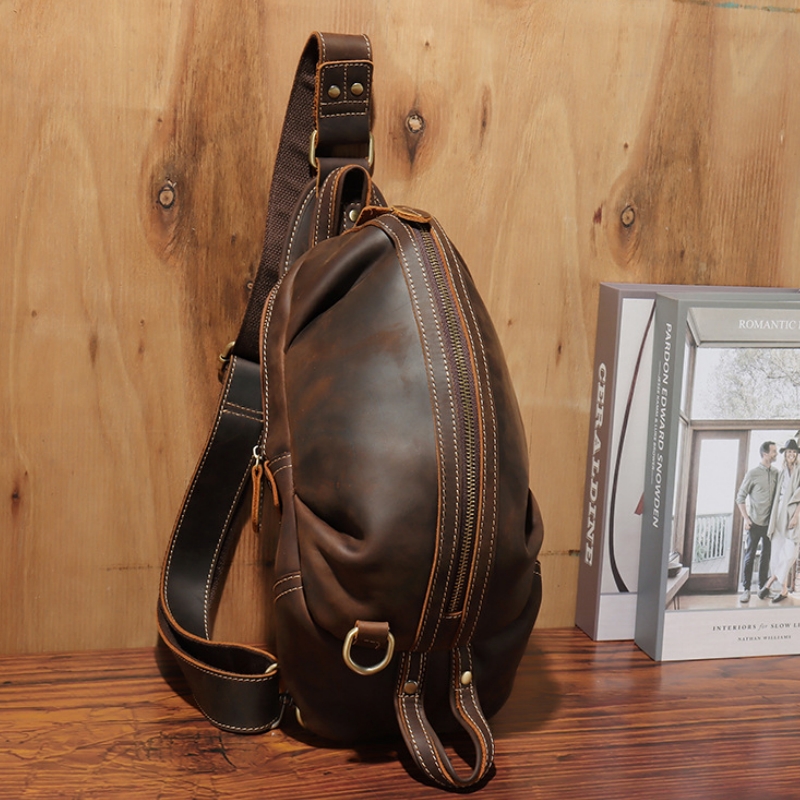 Tas selempang dada pria desain - Luxury Bags Leather ulasan dan harga