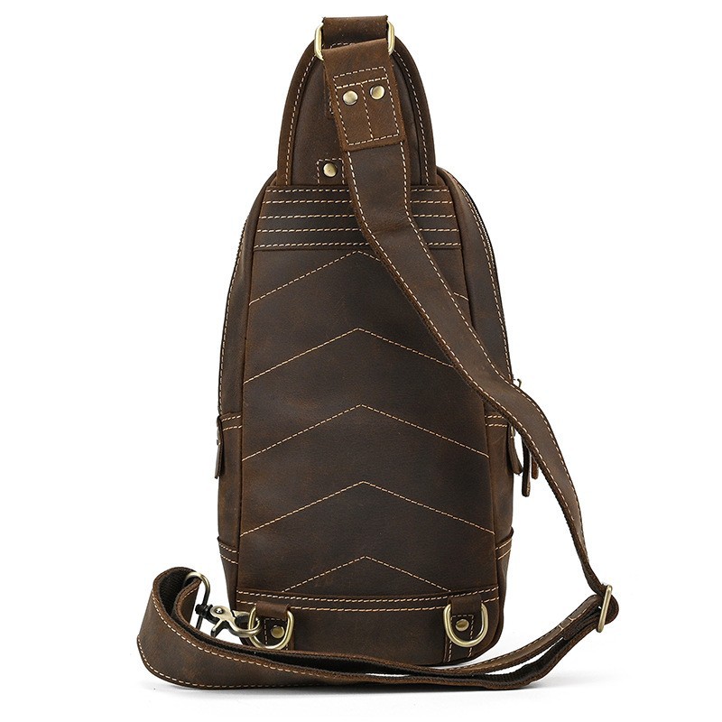 Tas selempang dada pria desain - Luxury Bags Leather ulasan dan harga