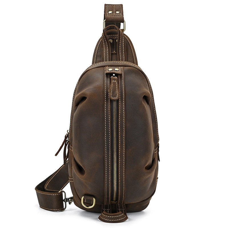 Tas selempang dada pria desain - Luxury Bags Leather ulasan dan harga