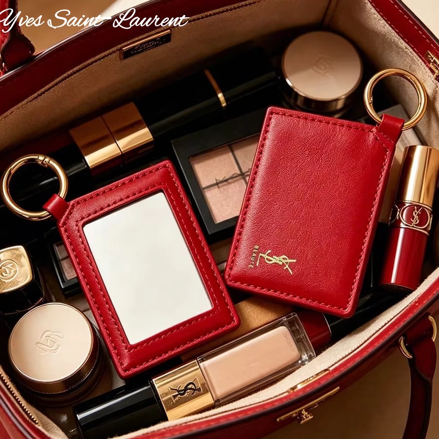 Cermin Rias Mini Persegi Kulit - Luxury Bags Leather ulasan dan harga