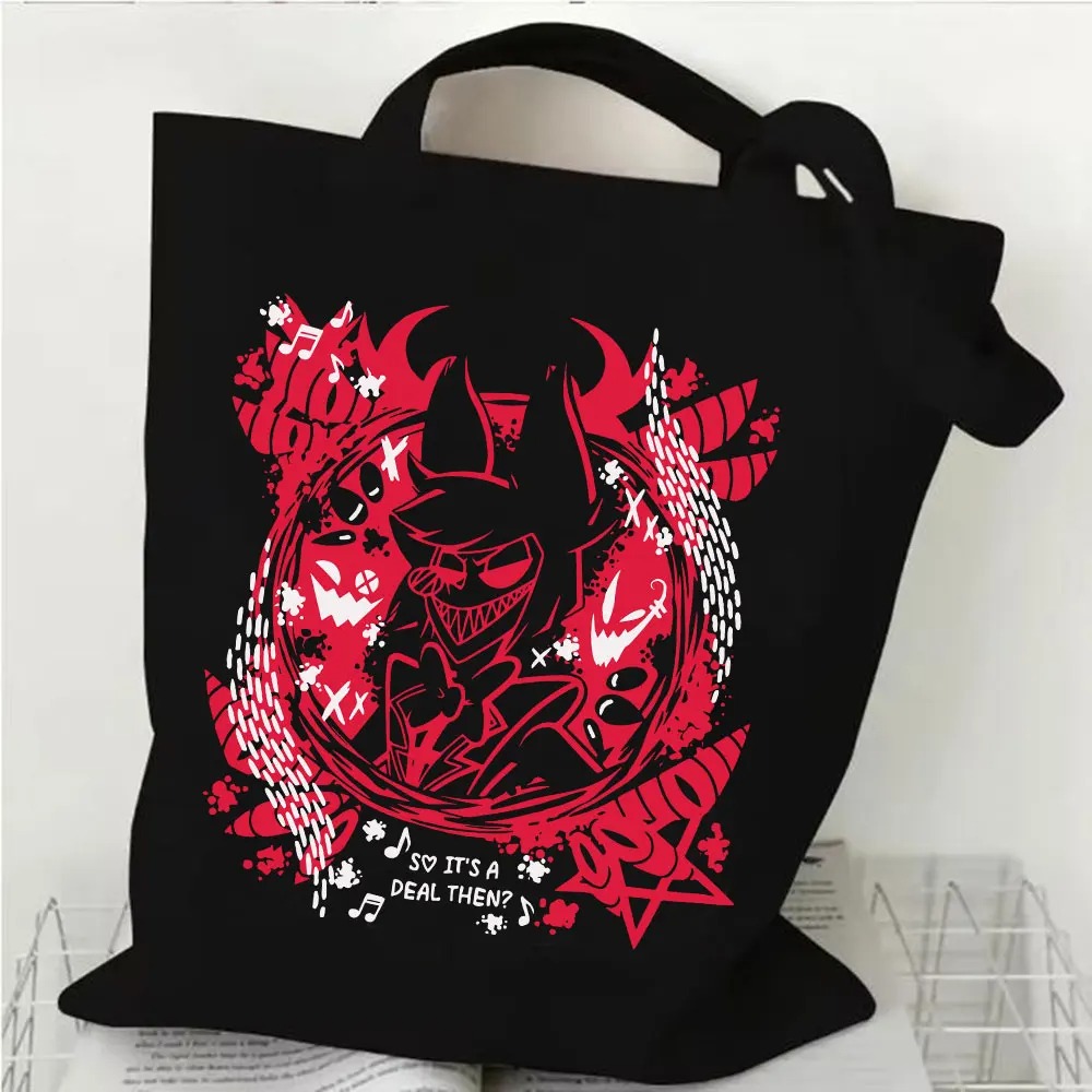 Tas Kanvas Cetak Grafis Anime  - Canvas Tote Designer ulasan dan harga