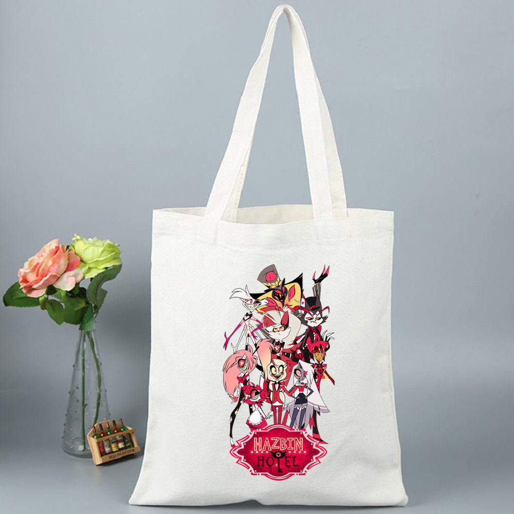 Tas Kanvas Cetak Grafis Anime  - Canvas Tote Designer ulasan dan harga