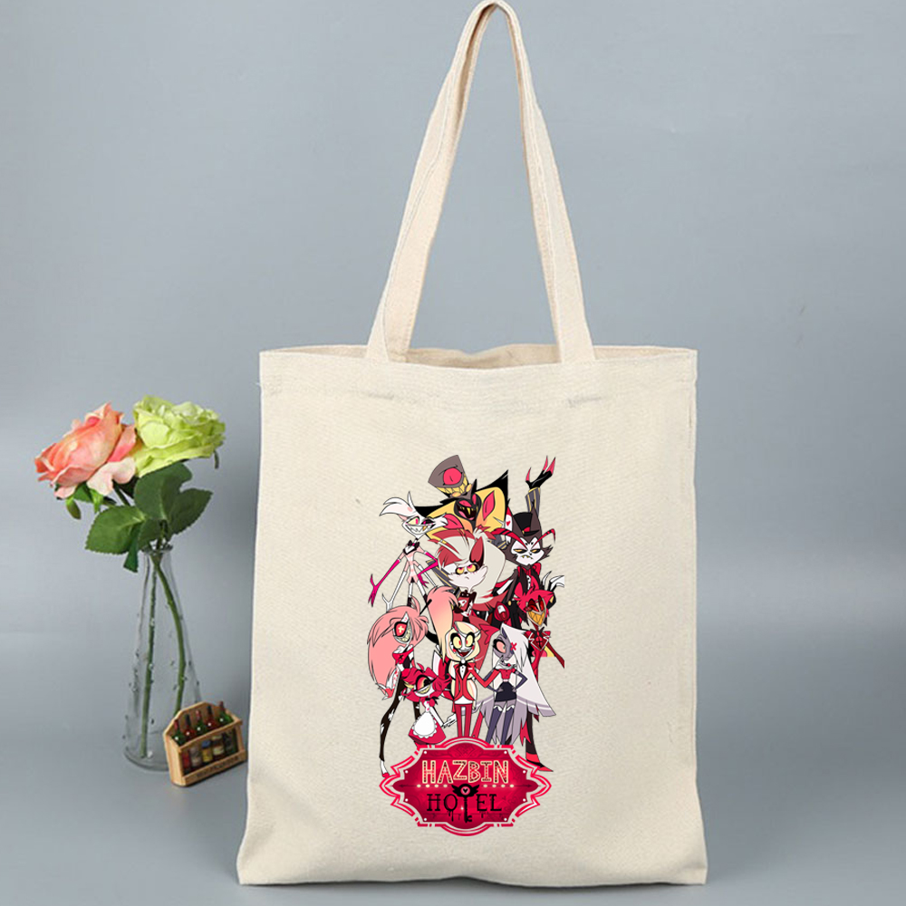 Tas Kanvas Cetak Grafis Anime  - Canvas Tote Designer ulasan dan harga