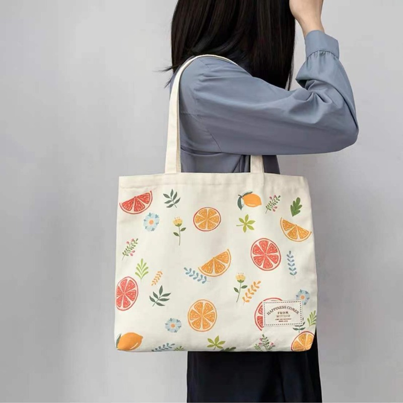Tas Belanja Kartun Musim Panas - Canvas Tote Designer ulasan dan harga